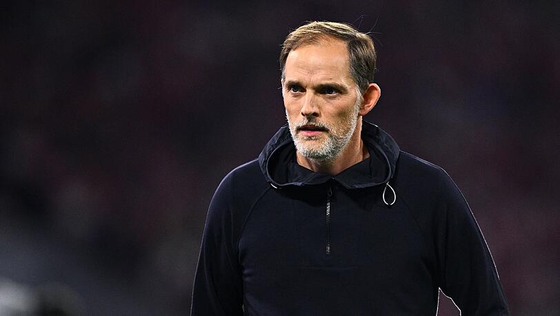 Bayerns Trainer Thomas Tuchel vor dem Spiel. Bayerns Trainer Thomas Tuchel vor dem Spiel.