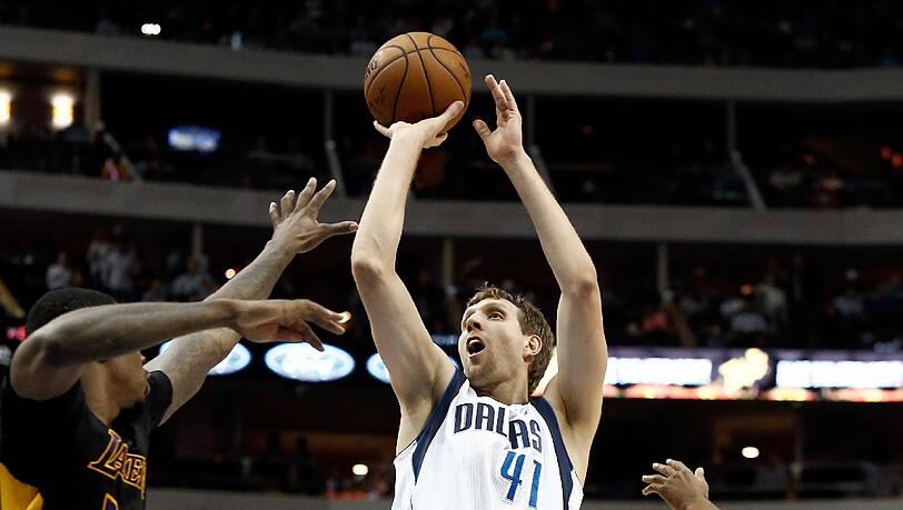 Dirk Nowitzki in seinem Element Dirk Nowitzki in seinem Element
