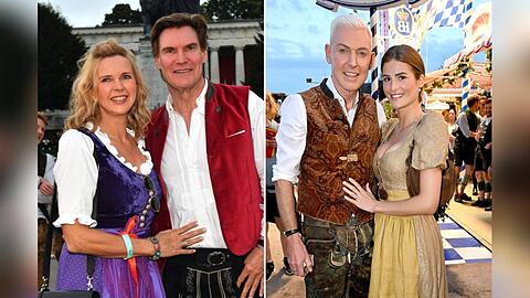 Veronica Ferres und Carsten Maschmeyer sowie H. P. Baxxter und Ehefrau Sara (v.l.) auf dem Oktoberfest. Veronica Ferres und Carsten Maschmeyer sowie H. P. Baxxter und Ehefrau Sara (v.l.) auf dem Oktoberfest.