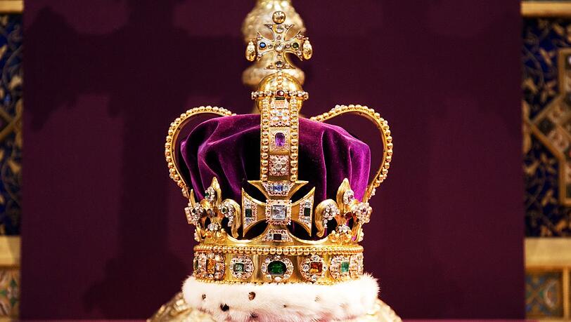 Die Edwardskrone dient zur Krönung der britischen Monarchen. Die Edwardskrone dient zur Krönung der britischen Monarchen.
