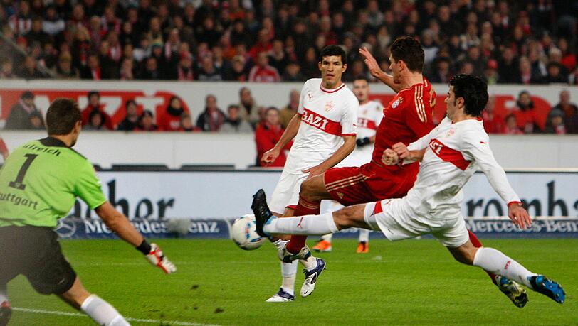 Stuttgart gegen Bayern - die Bilder vom Spiel. Stuttgart gegen Bayern - die Bilder vom Spiel.