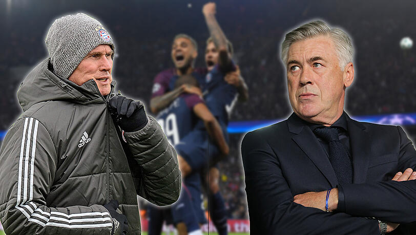 Die Schmach von Paris: Das Spiel, das die Zeit von Ancelotti bei den Bayern beendete und Heynckes zurück an die Säbener Straße brachte. Die Schmach von Paris: Das Spiel, das die Zeit von Ancelotti bei den Bayern beendete und Heynckes zurück an die Säbener Straße brachte.