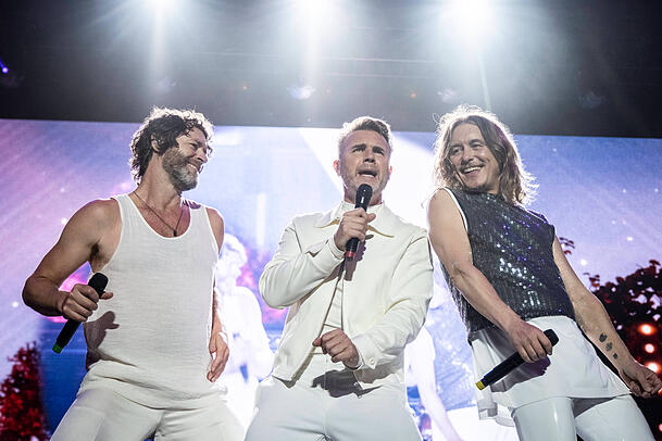 Take That 2023 in Dänemark. Take That 2023 in Dänemark.