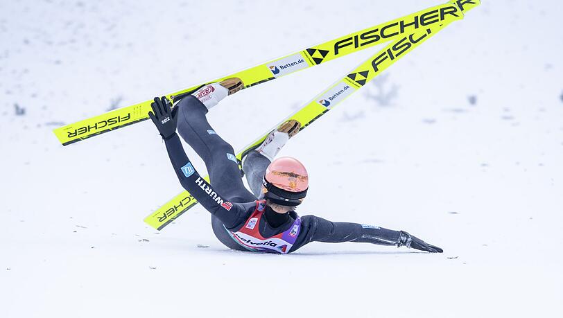 Stürzte in Engelberg: Karl Geiger. Stürzte in Engelberg: Karl Geiger.