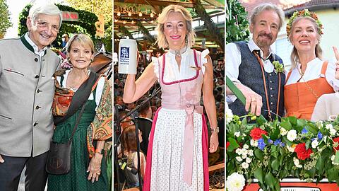 Bereits zum Start des 189. Oktoberfests tummeln sich zahlreiche Promis auf der Wiesn. Bereits zum Start des 189. Oktoberfests tummeln sich zahlreiche Promis auf der Wiesn.