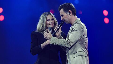 Helene Fischer und Florian Silbereisen bei den "Schlagerchampions". Helene Fischer und Florian Silbereisen bei den "Schlagerchampions".