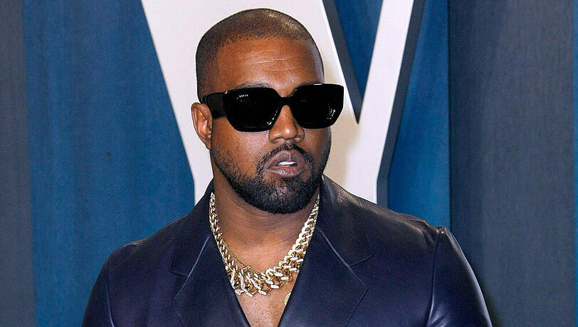 Kanye West auf der Oscar-Party von "Vanity Fair" im Februar 2020. Kanye West auf der Oscar-Party von "Vanity Fair" im Februar 2020.