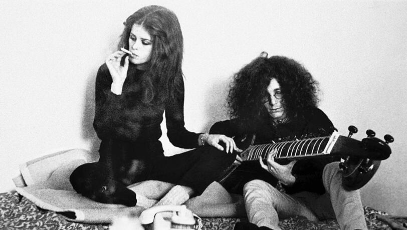 Uschi Obermaier und Rainer Langhans. Das Paar lernte sich 1968 kennen. Uschi Obermaier und Rainer Langhans. Das Paar lernte sich 1968 kennen.