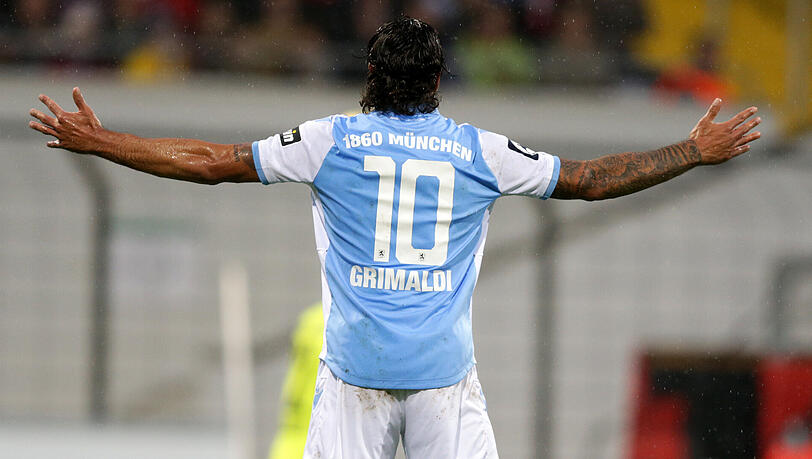 Keine innige Beziehung: Adriano Grimaldi und der TSV 1860. Keine innige Beziehung: Adriano Grimaldi und der TSV 1860.
