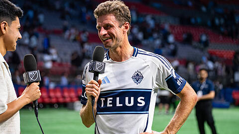 Thomas Müller kickt inzwischen für die "Vancouver Whitecaps". Der Umzug nach Kanada scheint dem Profifußballer gutzutun. Thomas Müller kickt inzwischen für die "Vancouver Whitecaps". Der Umzug nach Kanada scheint dem Profifußballer gutzutun.