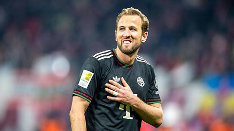 Schon 21 Tore für den FC Bayern in der Bundesliga: Harry Kane. Schon 21 Tore für den FC Bayern in der Bundesliga: Harry Kane.