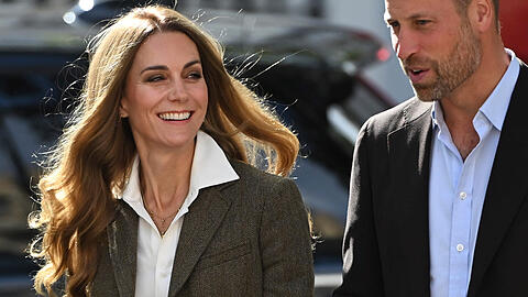 Prinzessin Kate und Prinz William am Donnerstag in London. Prinzessin Kate und Prinz William am Donnerstag in London.