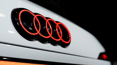 Die vier Audi-Ringe. (Symbolbild) Die vier Audi-Ringe. (Symbolbild)