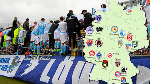 Mehrere Derbys: der TSV 1860 in der Dritten Liga.