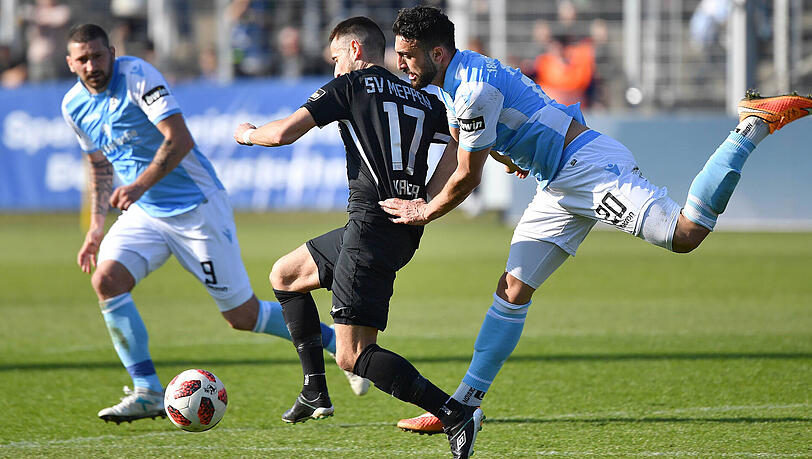 Führungsspieler beim TSV 1860: Sascha Mölders (li.) und Efkan Bekiroglu (re.). Führungsspieler beim TSV 1860: Sascha Mölders (li.) und Efkan Bekiroglu (re.).