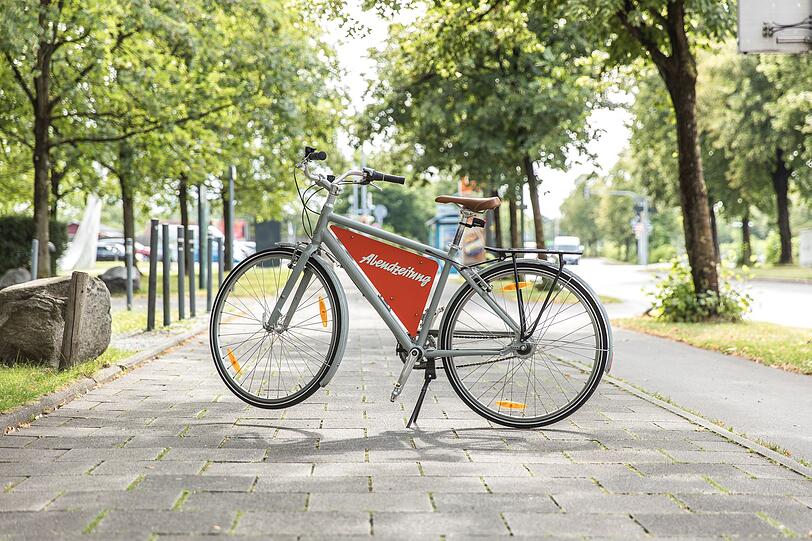 Unterwegs: Wer mal eben zum Termin oder zum Imbiss ums Eck muss, kann ein AZ-Radl benutzen. Unterwegs: Wer mal eben zum Termin oder zum Imbiss ums Eck muss, kann ein AZ-Radl benutzen.