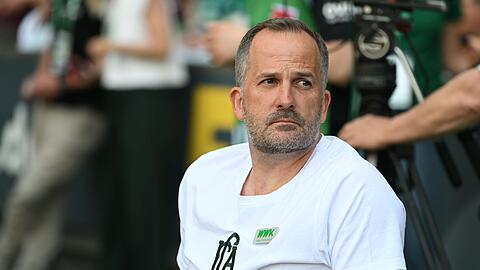 Darf mit Augsburg sogar noch von Europa träumen: Trainer Manuel Baum. (Archivbild) Darf mit Augsburg sogar noch von Europa träumen: Trainer Manuel Baum. (Archivbild)