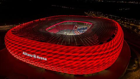 Das Prunkstück des FC Bayern: Die Allianz Arena. Das Prunkstück des FC Bayern: Die Allianz Arena.