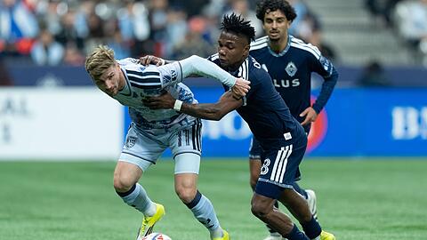 Timo Werner gewann mit San Jose gegen Vancouver um Thomas Müller. Timo Werner gewann mit San Jose gegen Vancouver um Thomas Müller.