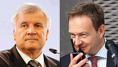 Ende der Zusammenarbeit: Horst Seehofer und Bernd Weiß Ende der Zusammenarbeit: Horst Seehofer und Bernd Weiß