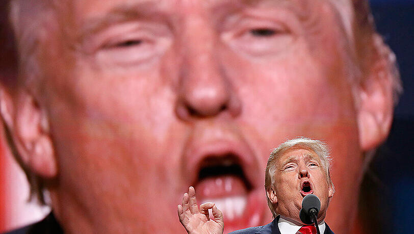 Musste in den letzten Wochen sichtlich Federn lassen: Donald Trump Musste in den letzten Wochen sichtlich Federn lassen: Donald Trump