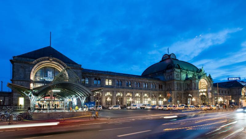 Blick auf den Hauptbahnhof in Nürnberg. Foto: Daniel Karmann/Archiv Blick auf den Hauptbahnhof in Nürnberg. Foto: Daniel Karmann/Archiv
