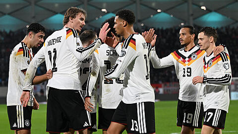Deutschland setzte sich am Freitag nur knapp in Luxemburg durch. Deutschland setzte sich am Freitag nur knapp in Luxemburg durch.