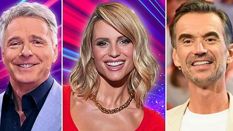 Jörg Pilawa und Michelle Hunziker führten durch die "Guinness"-Show und Florian Silbereisen (r.) moderierte die "Maus-Show". Jörg Pilawa und Michelle Hunziker führten durch die "Guinness"-Show und Florian Silbereisen (r.) moderierte die "Maus-Show".