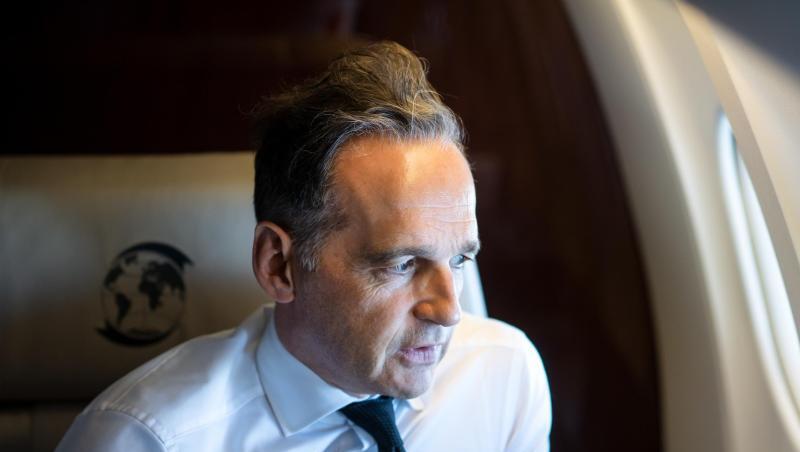 "Es kann nicht sein, dass der Sicherheitsrat sprachlos bleibt, wenn die ganze Welt es mit einer solchen Pandemie zu tun hat", sagt Heiko Maas. "Es kann nicht sein, dass der Sicherheitsrat sprachlos bleibt, wenn die ganze Welt es mit einer solchen Pandemie zu tun hat", sagt Heiko Maas.