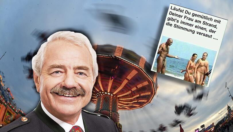 Der frisch gekürte Wiesn-Stadtrat und das Skandal-Foto. Der frisch gekürte Wiesn-Stadtrat und das Skandal-Foto.