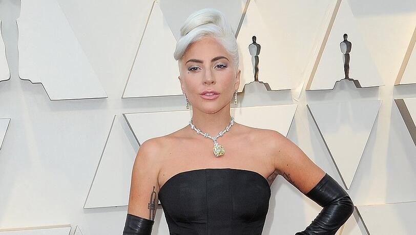 Lady Gaga bei den Oscars im Jahr 2019. Lady Gaga bei den Oscars im Jahr 2019.