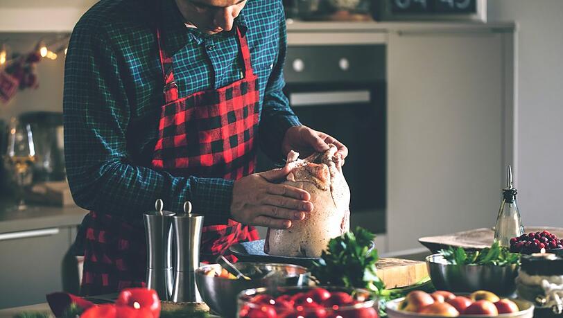 Das Kochen an Weihnachten muss nicht stressig sein. Das Kochen an Weihnachten muss nicht stressig sein.