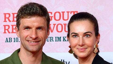 Thomas und Lisa Müller bei einer Filmpremiere im Jahr 2023. Thomas und Lisa Müller bei einer Filmpremiere im Jahr 2023.
