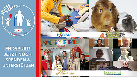 "Hopsasa" benötigt noch finanzielle Unterstützung. Alle anderen Vereine dürfen sich bereits freuen - sie haben ihr Finanzierungsziel erreicht. "Hopsasa" benötigt noch finanzielle Unterstützung. Alle anderen Vereine dürfen sich bereits freuen - sie haben ihr Finanzierungsziel erreicht.