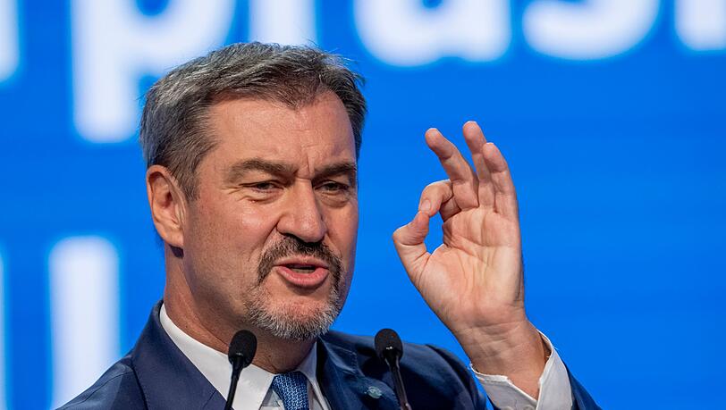 Das Motto heiße "Runter von der Straße", sagte Söder mit Blick auf die Asylpolitik. (Archivbild). Das Motto heiße "Runter von der Straße", sagte Söder mit Blick auf die Asylpolitik. (Archivbild).