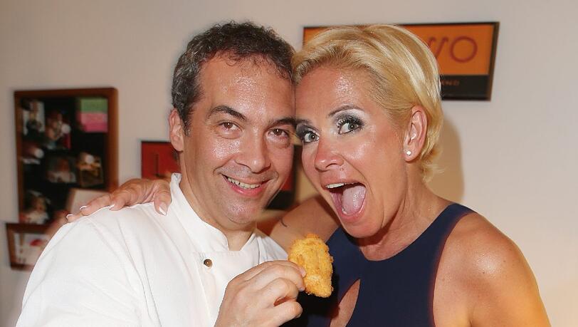 Robert Lenz und Claudia Effenberg. Robert Lenz und Claudia Effenberg.