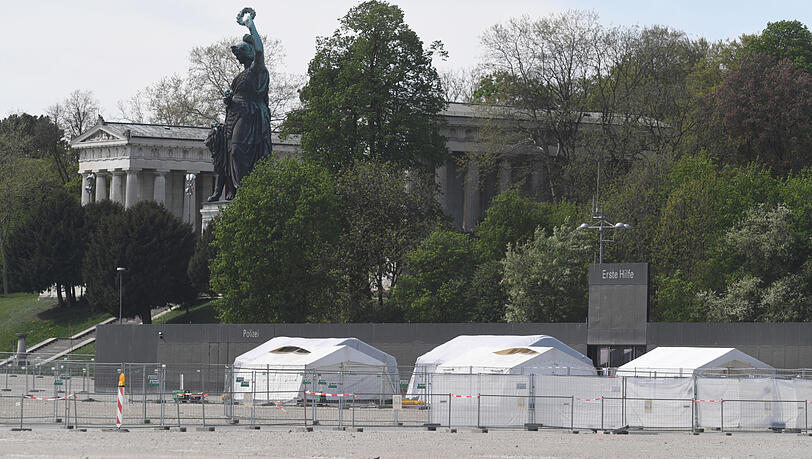 Auf der Theresienwiese wird ab Montag noch mehr getestet. Auf der Theresienwiese wird ab Montag noch mehr getestet.