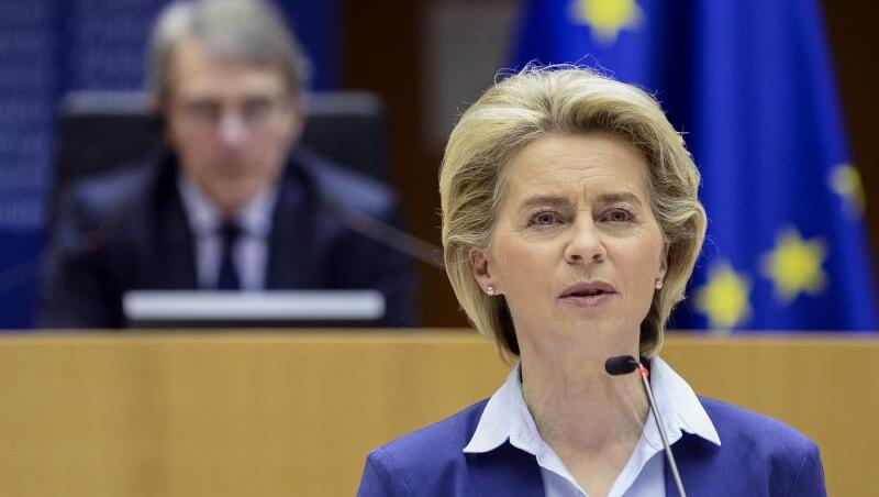 Ursula von der Leyen, Präsidentin der Europäischen Kommission. Ursula von der Leyen, Präsidentin der Europäischen Kommission.