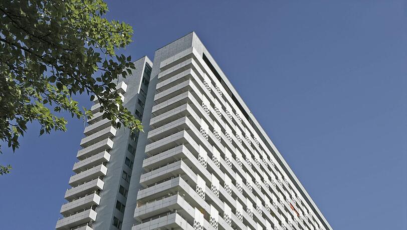 Mit Beton lässt sich auch etwas Schönes, Charakteristisches anstellen: Das Arabellahaus ist unverwechselbar. Mit Beton lässt sich auch etwas Schönes, Charakteristisches anstellen: Das Arabellahaus ist unverwechselbar.