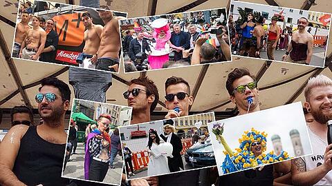 Der Zug ist immer auch eine Demo - die bunte Party auch eine Politparade. Hier gibt's die Bilder... Der Zug ist immer auch eine Demo - die bunte Party auch eine Politparade. Hier gibt's die Bilder...