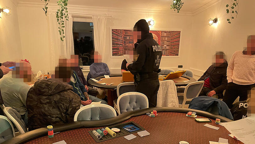 Razzia bei Pokerrunde in der Maxvorstadt