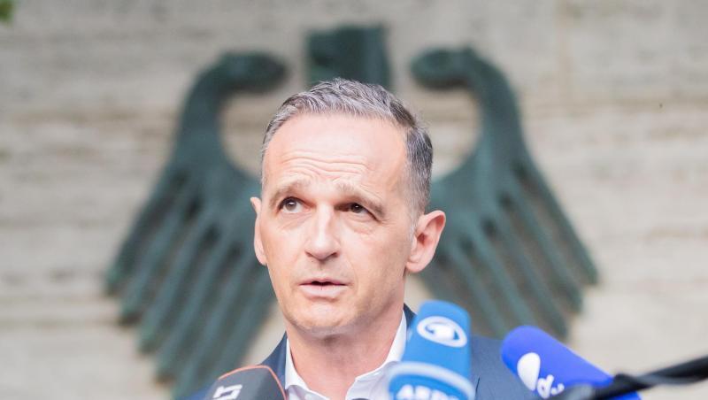 Heiko Maas bei seinem Statement zur Lage in Afghanistan. Heiko Maas bei seinem Statement zur Lage in Afghanistan.