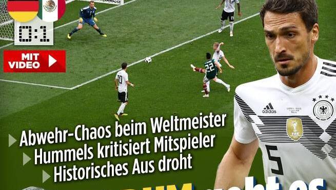 Chance vertan: Der "BILD"-Zeitung zufolge geht es für die deutsche Nationalmannschaft jetzt schon ums Überleben. Chance vertan: Der "BILD"-Zeitung zufolge geht es für die deutsche Nationalmannschaft jetzt schon ums Überleben.