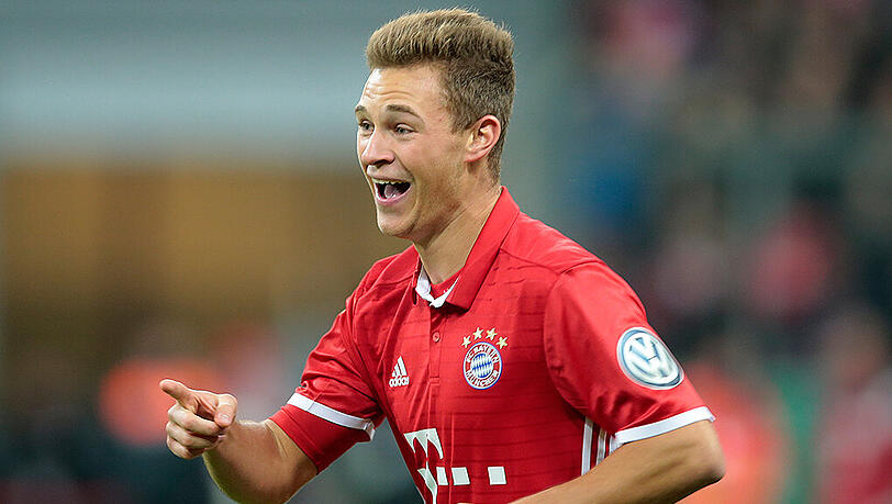 Es läuft für Bayern-Talent Joshua Kimmich. Es läuft für Bayern-Talent Joshua Kimmich.