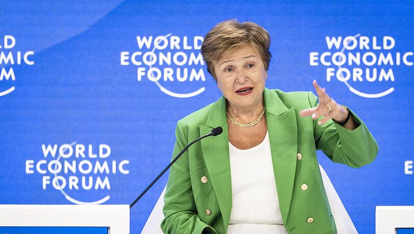 Nach den Worten von IWF-Chefin Kristalina Georgiewa ist die Unsicherheit "buchstäblich durch die Decke gegangen". (Archivbild) Nach den Worten von IWF-Chefin Kristalina Georgiewa ist die Unsicherheit "buchstäblich durch die Decke gegangen". (Archivbild)