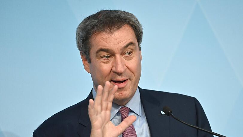 "Berge, BMW, FC Bayern": Ministerpräsident Markus Söder. "Berge, BMW, FC Bayern": Ministerpräsident Markus Söder.