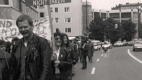 Sehr klein war der CSD 1980. Das Foto ist am Oberanger entstanden. Sehr klein war der CSD 1980. Das Foto ist am Oberanger entstanden.