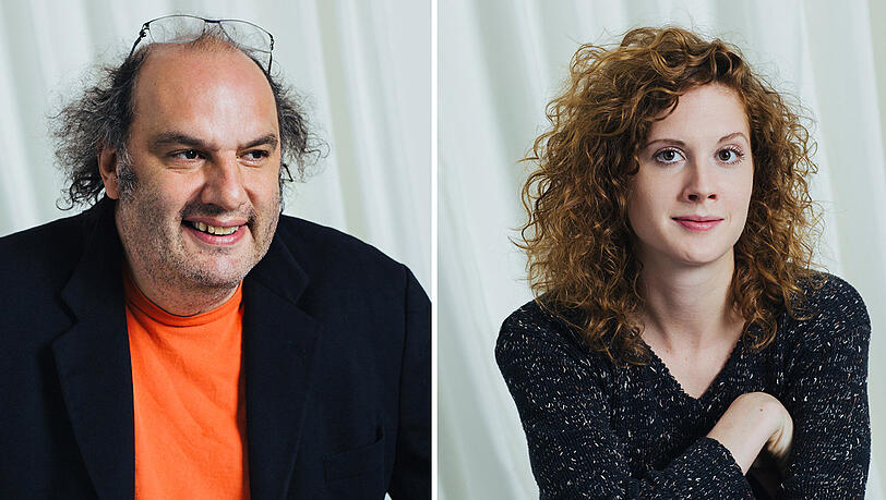 Kammerspiel-Intendant Matthias Lilienthal und Ensemble-Sprecherin Julia Riedler. Kammerspiel-Intendant Matthias Lilienthal und Ensemble-Sprecherin Julia Riedler.