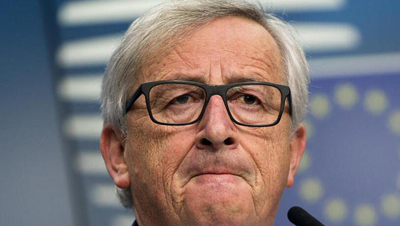 Jean-Claude Juncker über Konflikte mit Russland. Jean-Claude Juncker über Konflikte mit Russland.