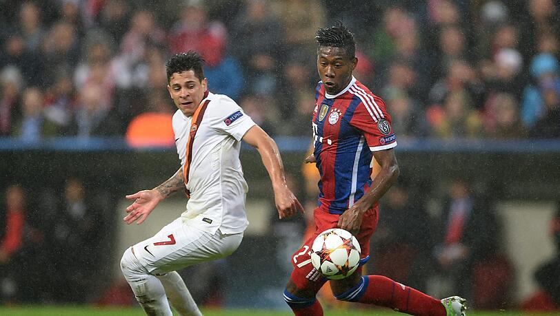 David Alaba musste bei Spiel gegen den AS Rom verletzt ausgewechselt werden. David Alaba musste bei Spiel gegen den AS Rom verletzt ausgewechselt werden.